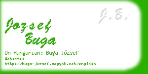 jozsef buga business card
