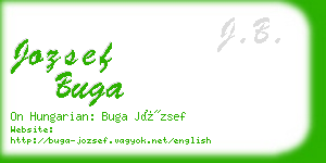 jozsef buga business card
